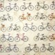 Papier tassotti motifs vélo