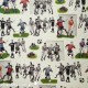 Papier tassotti motifs football