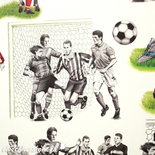 Papier tassotti motifs football