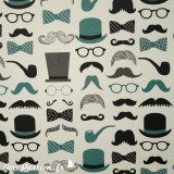 Papier tassotti motifs moustache accessoires homme