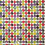 Papier tassotti motifs pastilles multicolores