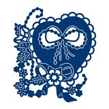 Dies découpe gaufrage coeur dentelle fleuri Tattered Lace