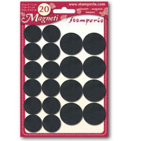 Aimants adhésifs ronds 20p Aimants adhésifs ronds 20p