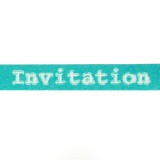 Masking tape invitation bleu ruban papier adhésif washi