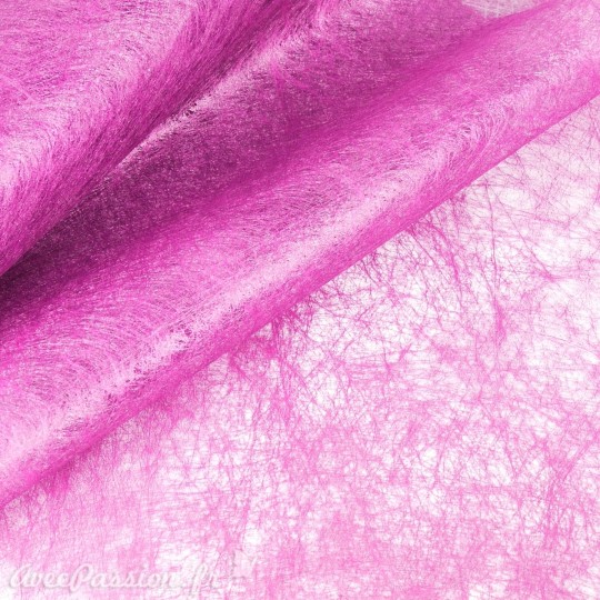 Tissu non tissé Vlies Creapop métallique violet - Tissu non tissé Vlies Creapop métallique violet -
