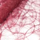 Tissu non tissé soie fibre moderne bordeaux -