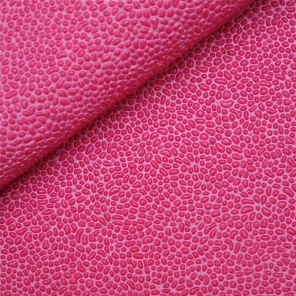 Papier simili cuir gum rose