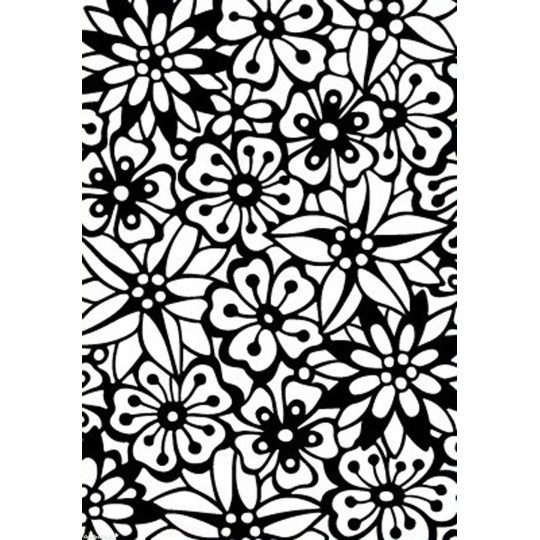 Classeur gaufrage fond bouquet de fleurs Elizabeth Craft Design Classeur gaufrage fond bouquet de fleurs Elizabeth Craft Design