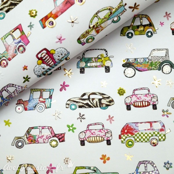 Papier Turnowsky, Papier fantaisie motifs voitures