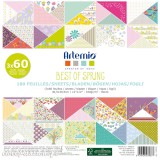 Papier scrapbooking best of spring 180fe assortiment 30x30