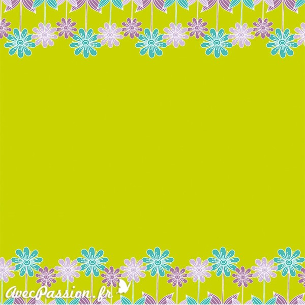 Papier scrapbooking assortiment best of spring 180fe