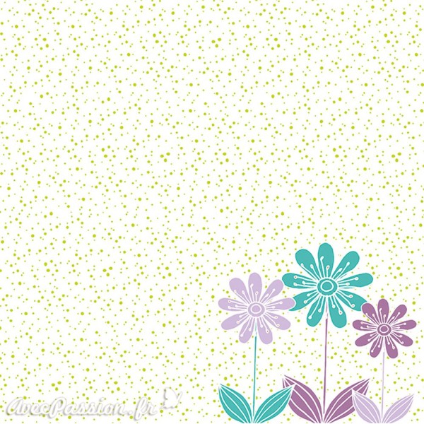 Papier scrapbooking assortiment best of spring 180fe