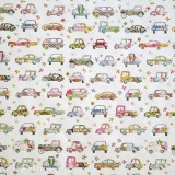 Papier Turnowsky motifs voitures rehaussé de doré