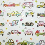 Papier Turnowsky motifs voitures rehaussé de doré