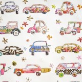 Papier Turnowsky motifs voitures rehaussé de doré