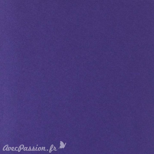 Papier pour carte et faire part violet x6 200g