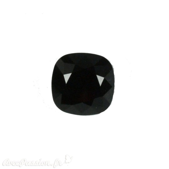 Cabochon Swarovski carré noir Cabochon Swarovski carré noir