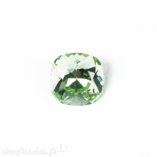Cabochon Swarovski carré couleur vert péridot Cabochon Swarovski carré couleur vert péridot