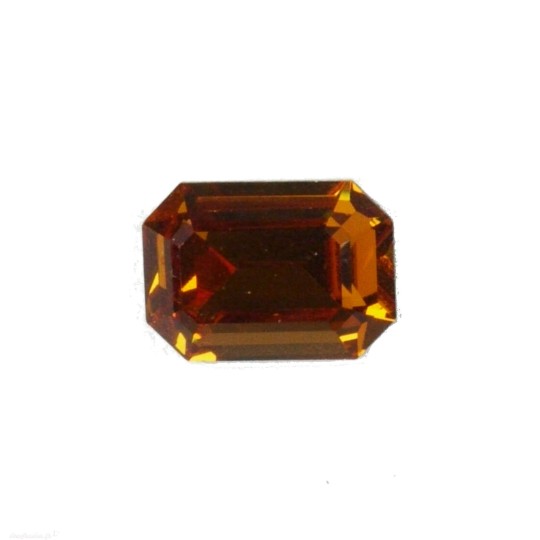 Cabochon Swarovski rectangulaire topaze Cabochon Swarovski rectangulaire topaze