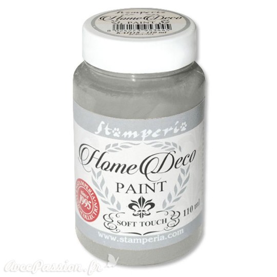 Peinture à la craie chalk paint gris classique Peinture à la craie chalk paint gris classique