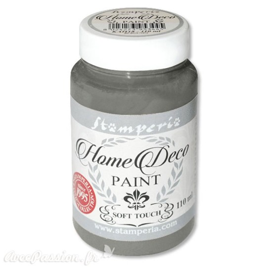 Peinture à la craie chalk paint gris fumé Peinture à la craie chalk paint gris fumé