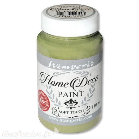 Peinture à la craie chalk paint vert olive Peinture à la craie chalk paint vert olive