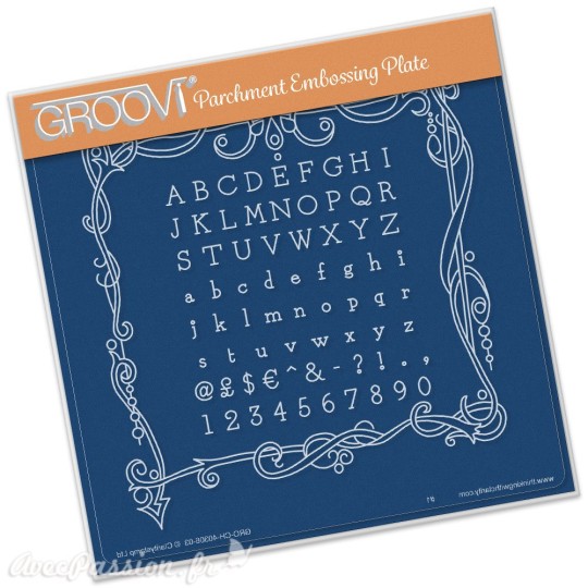 Gabarit tracage du parchemin cadre universel Groovi Gabarit tracage du parchemin cadre universel Groovi