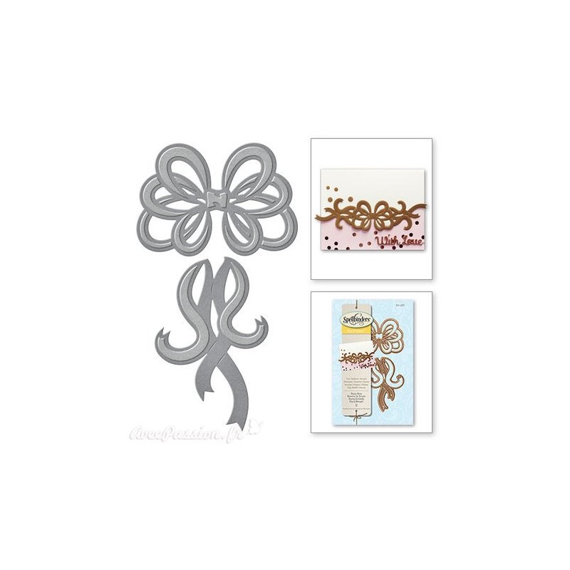 Dies découpe gaufrage rosette de soirée Spellbinders Shapeabilities