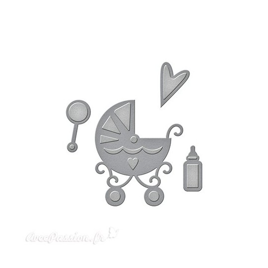 Dies découpe gaufrage doux bébe Spellbinders Shapeabilities Dies découpe gaufrage doux bébe Spellbinders Shapeabilities