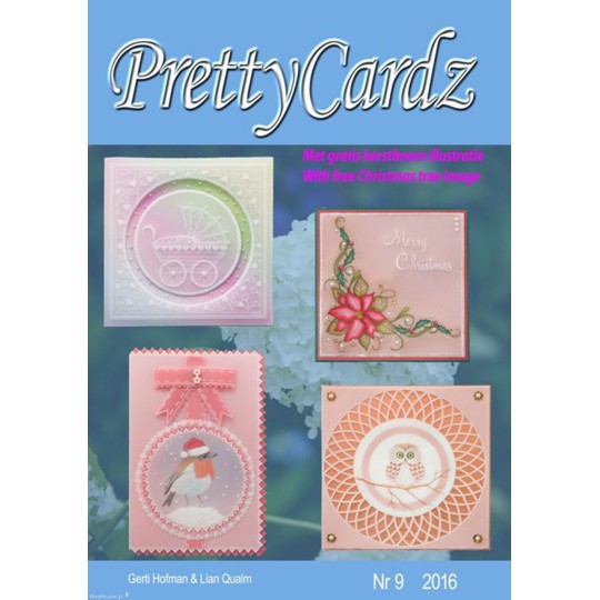 Pretty Cardz Gerti Hofman Lian Qualm modèles parchemin 2016 n09 + sapin de noël offert Pretty Cardz Gerti Hofman Lian Qualm modèles parchemin 2016 n09 + sapin de noël offert