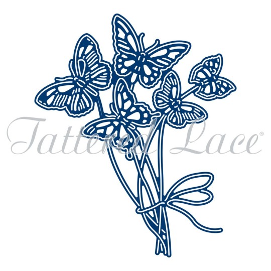 Dies découpe gaufrage papillon bouquet Tattered Lace Dies découpe gaufrage papillon bouquet Tattered Lace