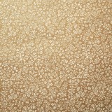 Papier tassotti motifs fleurs dorées sauvages