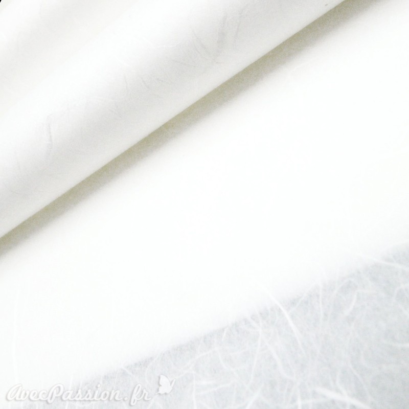 Papier murier silk 50x65cm blanc neige 00