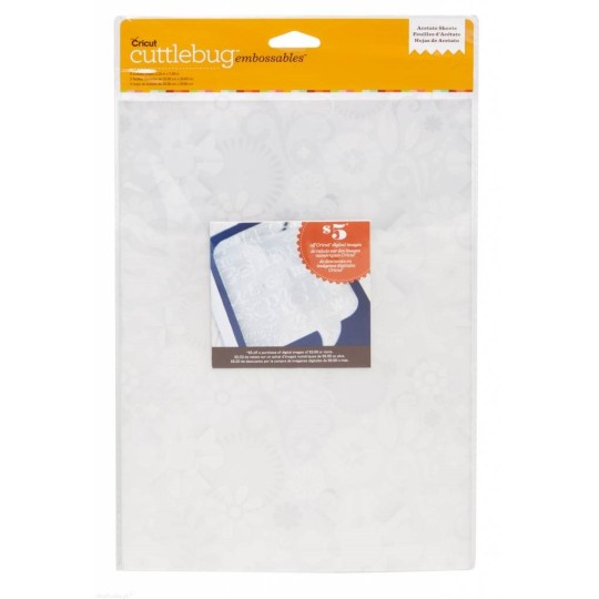 Feuilles transparentes Cuttlebug A4 Feuilles transparentes Cuttlebug A4