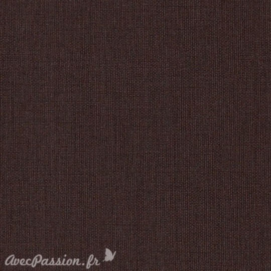 Papier simili toile balacron nomad chocolat