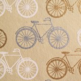 Papier indien crème vélo doré argent blanc