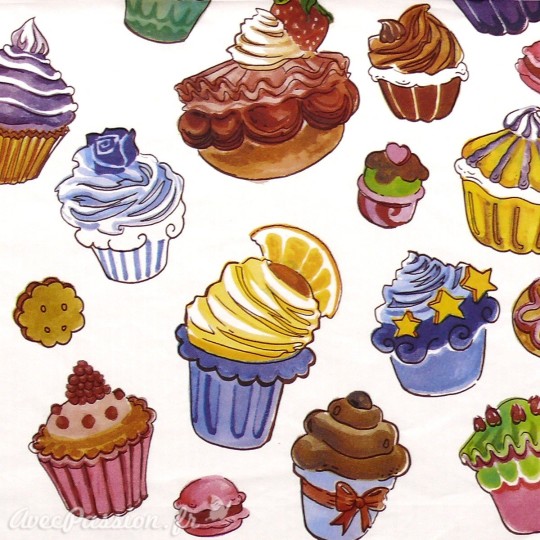Feuille décopatch cup cake Feuille décopatch cup cake