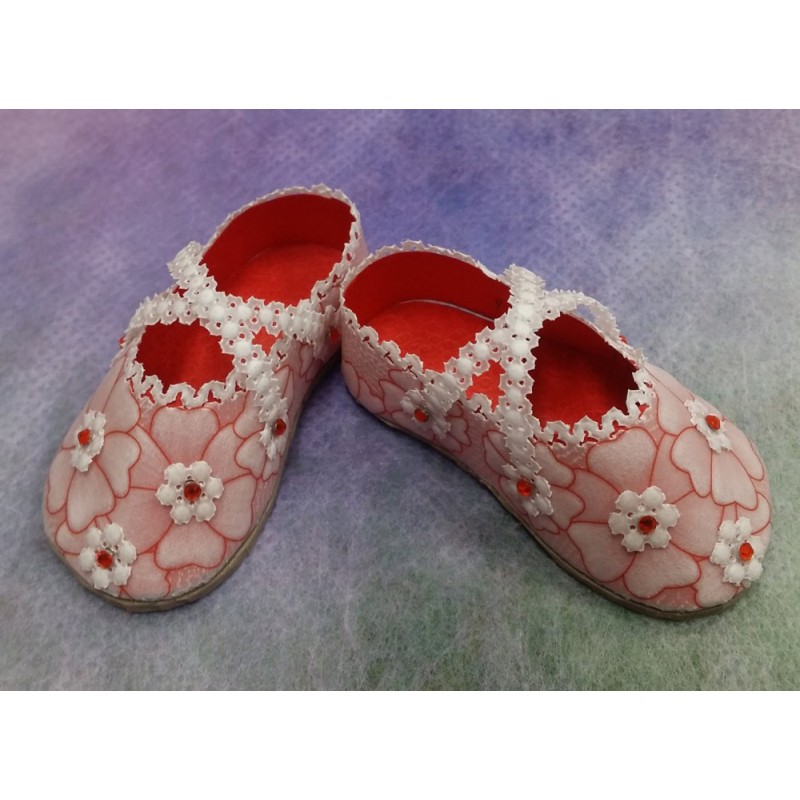 Matériel pour chaussures ballerine du livre Delightful Gifts d'Amanda Yeh