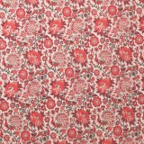 Papier tassotti à motifs paon rouge