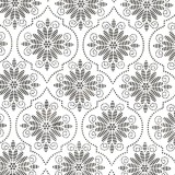 Papier à motifs andalus ivoire et sepia