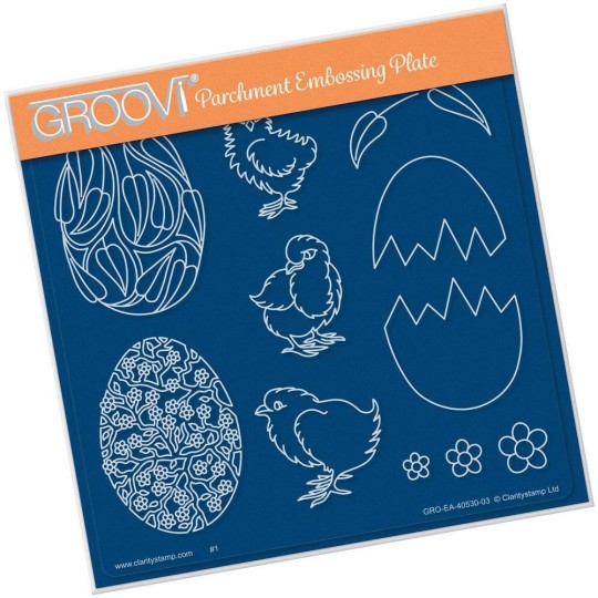 Gabarit tracage du parchemin paques Groovi Gabarit tracage du parchemin paques Groovi