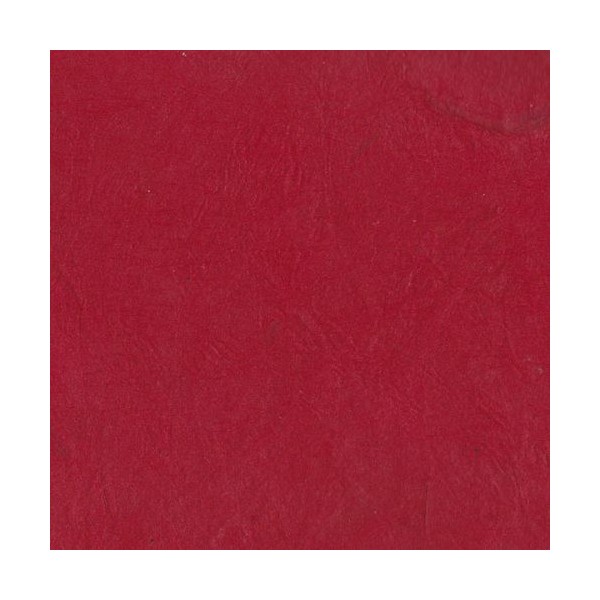 Papier népalais lokta lamaLi rouge foncé -