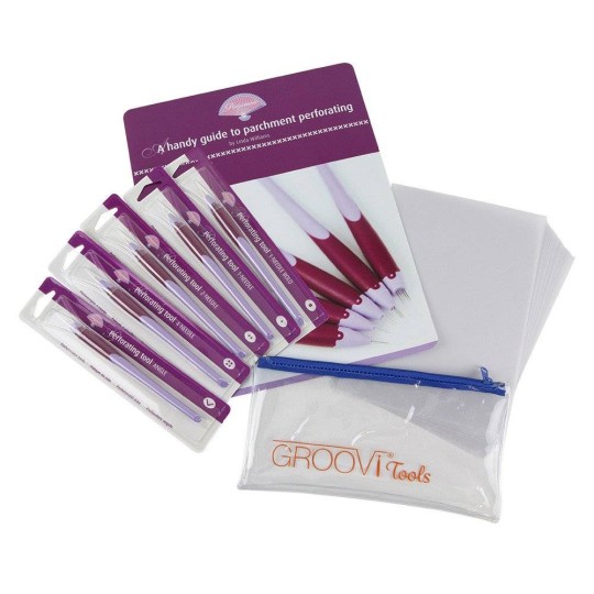 Pergamano kit outil à perforer 5 outils + 20 feuilles parchemin - notice Pergamano kit outil à perforer 5 outils + 20 feuilles parchemin - notice