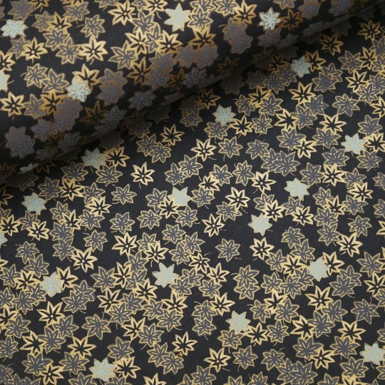 Papier fantaisie decora sake noir gris or vert d'eau Papier fantaisie decora sake noir gris or vert d'eau