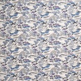 Papier japonais washi plantes fleurs fond blanc fleurs bleu mauve argent