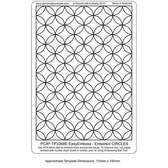 Template gabarit parchemin cercles entrelacés Template gabarit parchemin cercles entrelacés