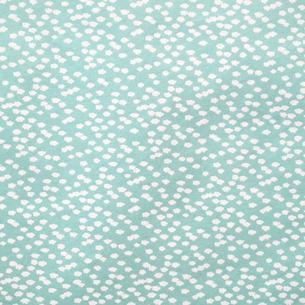 Papier à motifs céleste blanc nuage bleu turquoise