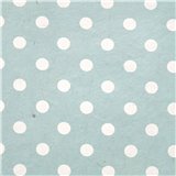 Papier népalais lokta bulles bleu et blanc