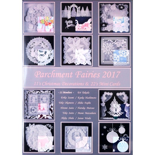 Livre Pergamano Parchment Fairies 2017 11 décorations de noel et 22 mini cartes Livre Pergamano Parchment Fairies 2017 11 décorations de noel et 22 mini cartes