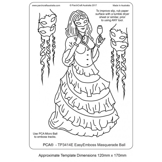 Gabarit tracage parchemin Template PCA le bal masqué Gabarit tracage parchemin Template PCA le bal masqué